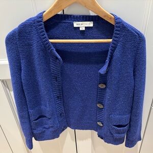 See By Cloe women’s cardigan, Blue, size 2, fit small